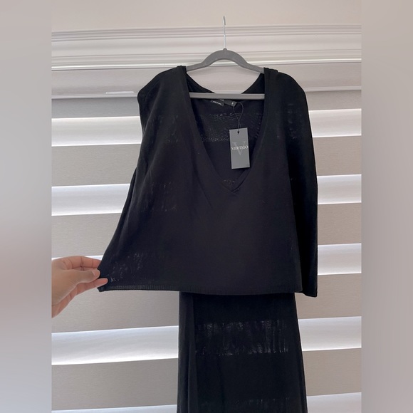 NWT Vertigo Cape Bolero Dress- classy with comfort. Size S very soft and unique! - Picture 1 of 5